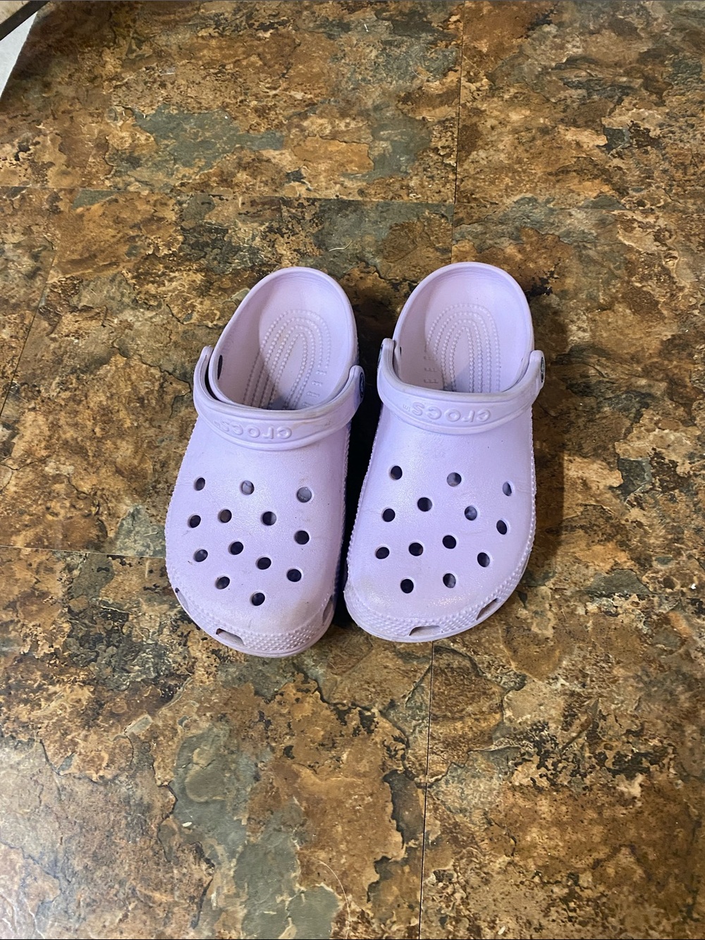 Lilac purple women’s crocs
